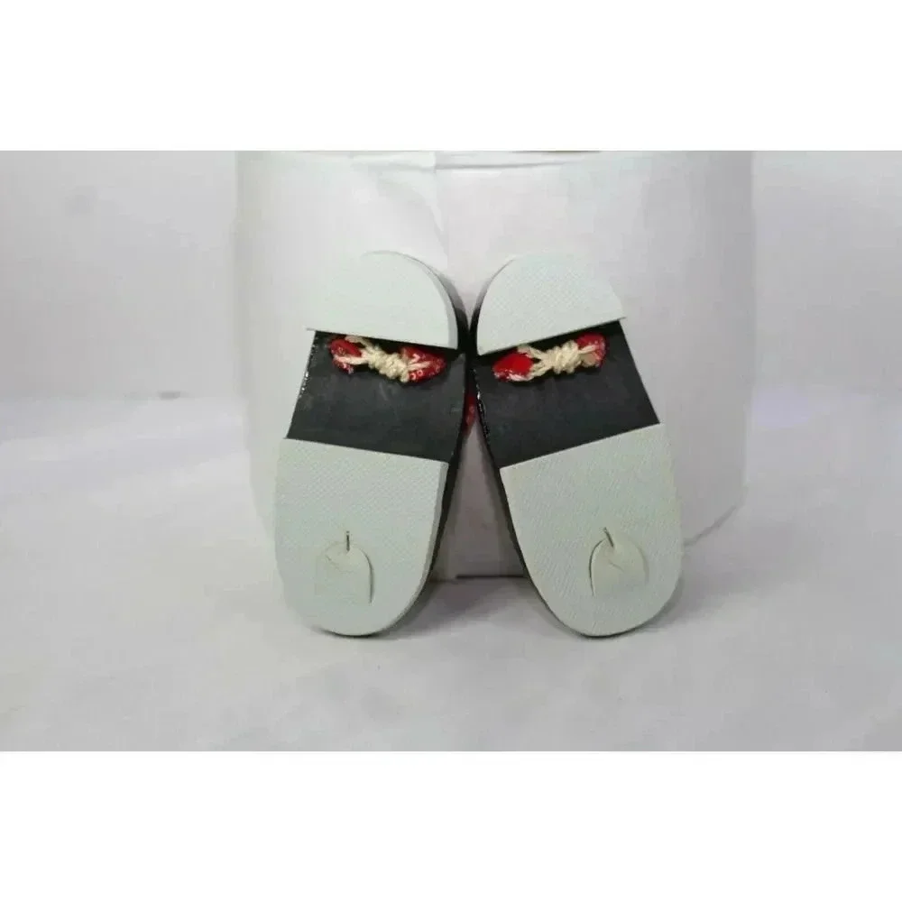 Hand made wooden toddler sandals size 5